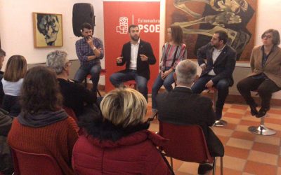 Luis Salaya se compromete a que la cultura sea el motor de transformación social económico de Cáceres