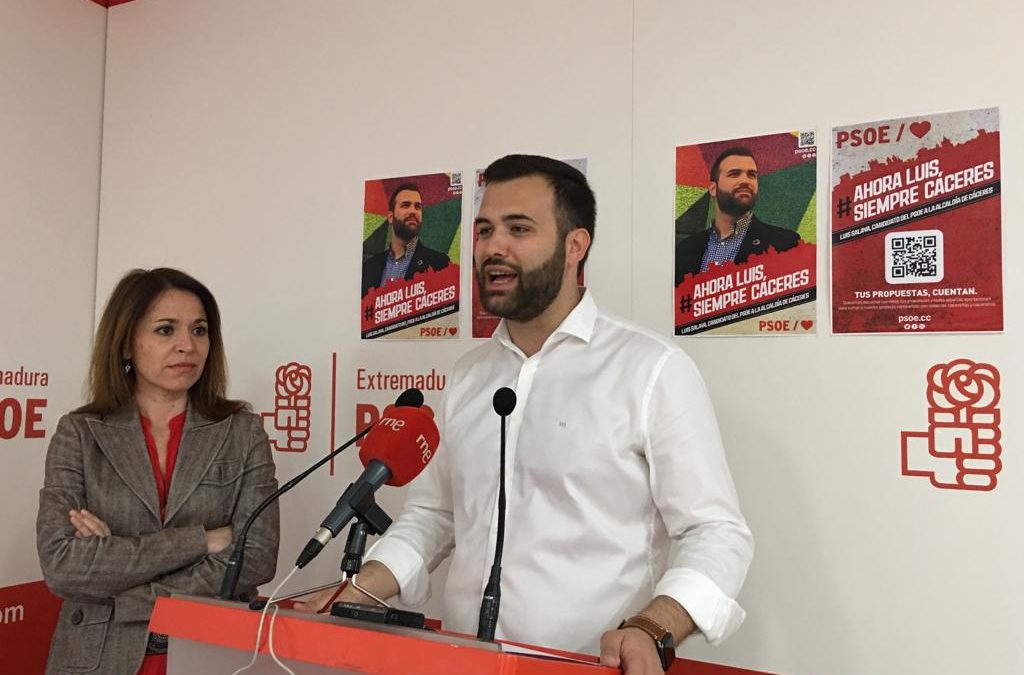 Luis Salaya: “Es el momento de un cambio solvente que vuelva a hacer de Cáceres una ciudad abierta y colorida”