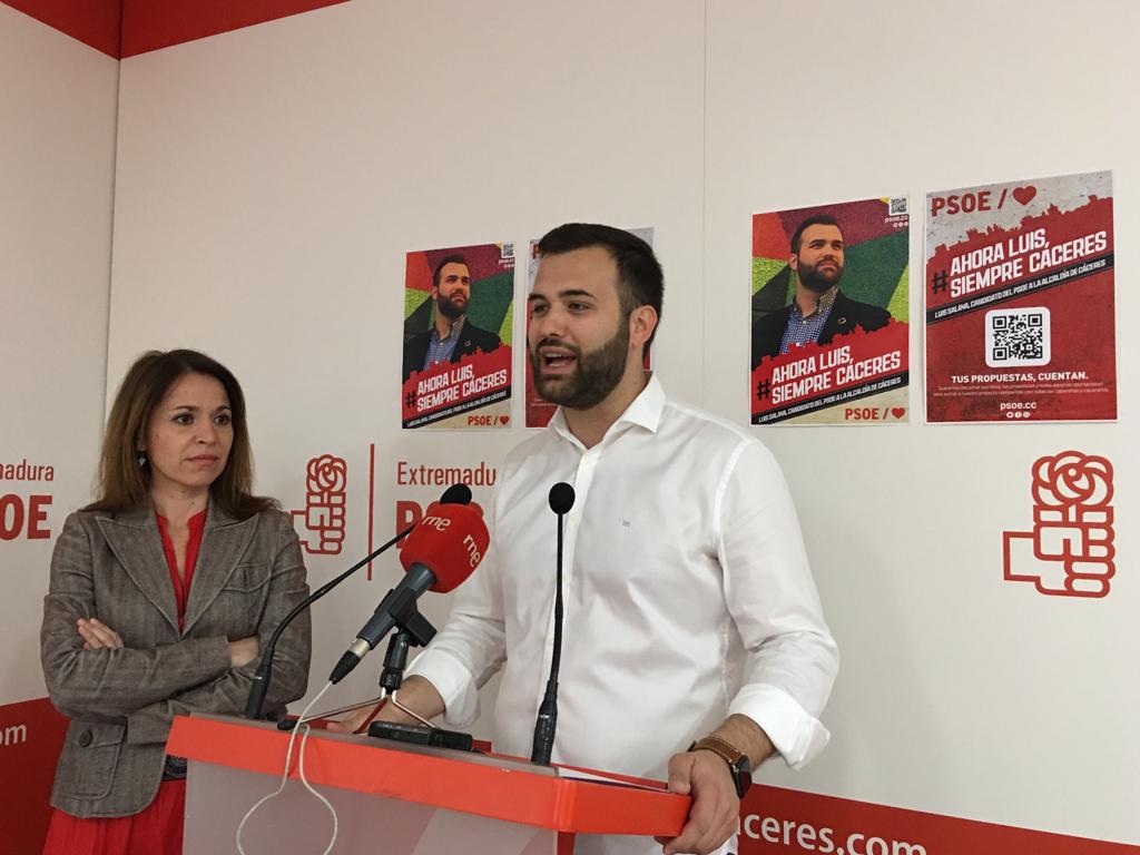Luis Salaya: “Es el momento de un cambio solvente que vuelva a hacer de Cáceres una ciudad abierta y colorida”
