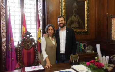 Luis Salaya visita el Ayuntamiento y el Consorcio Ciudad de Toledo para compartir iniciativas de gestión turística y cultural