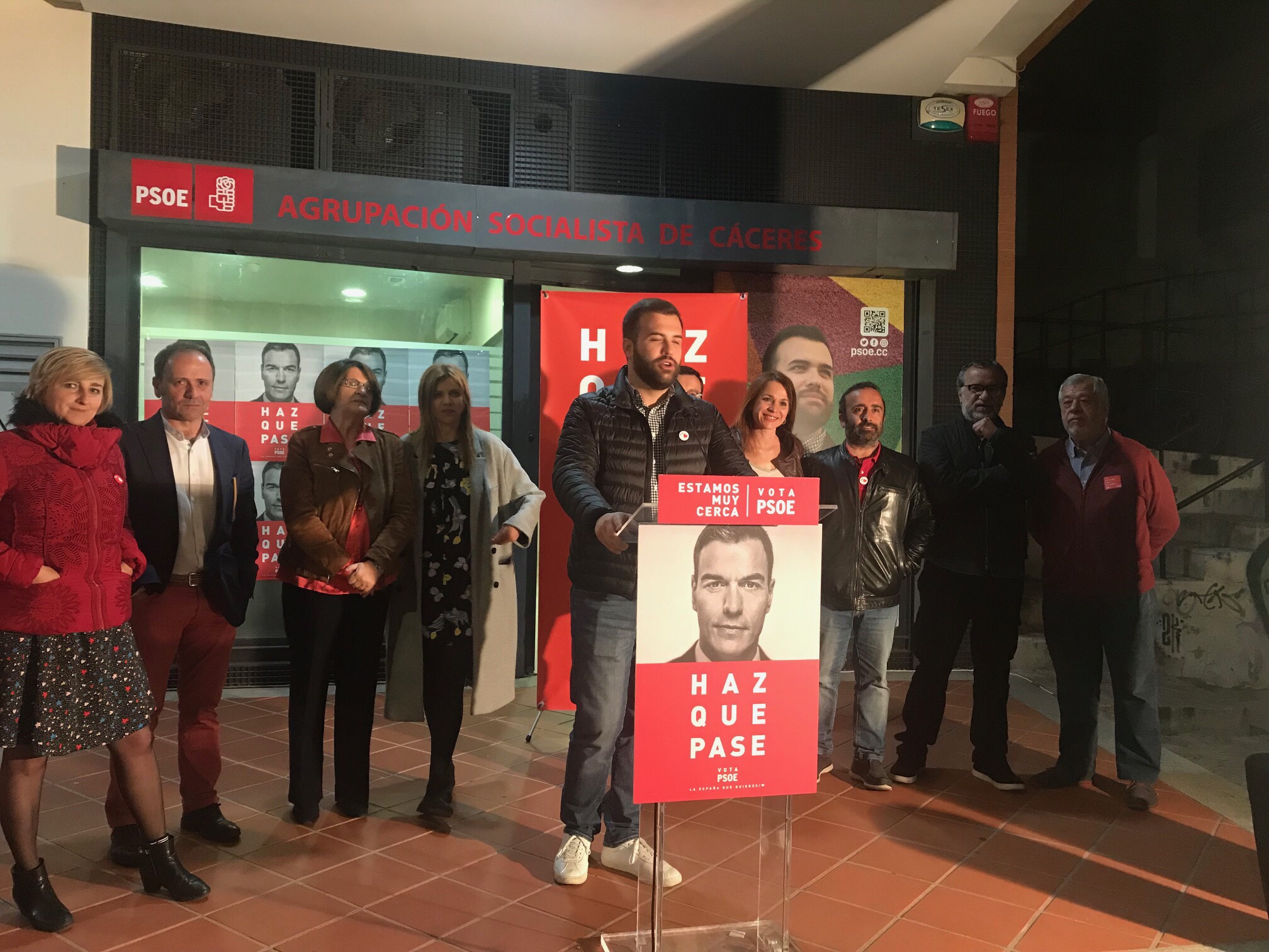 El PSOE cierra campaña en Cáceres con un acto en el que la ciudadanía toma la palabra.