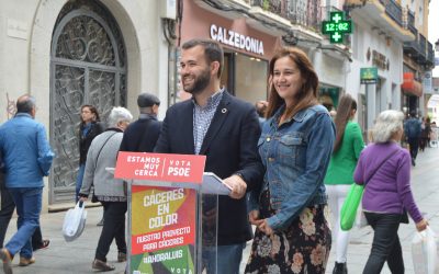 Luis Salaya reafirma su compromiso y apuesta por el comercio local